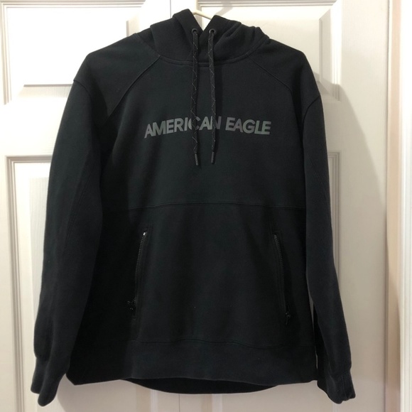 Black hoodie with reflective letters - Picture 3 of 6